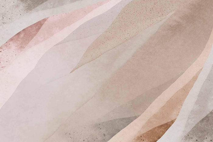 Natural Creme Abstract 2 Wall Mural-Wall Mural-Eazywallz