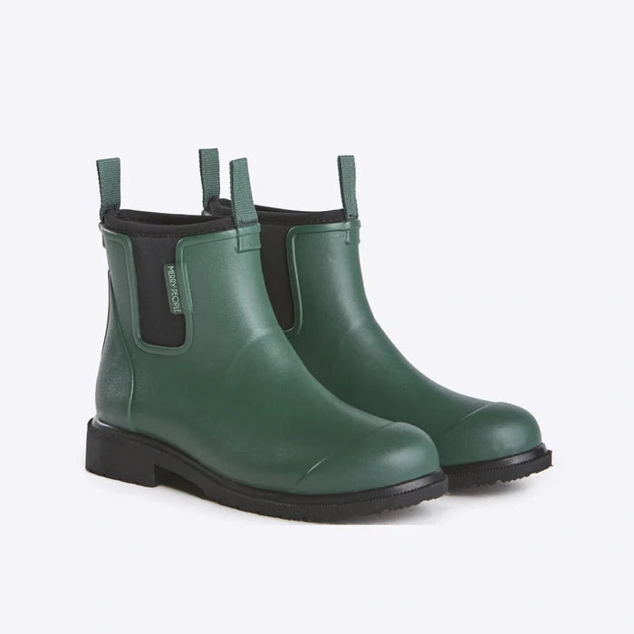 Bobbi Ankle Boot // Alpine Green & Black [Retired]