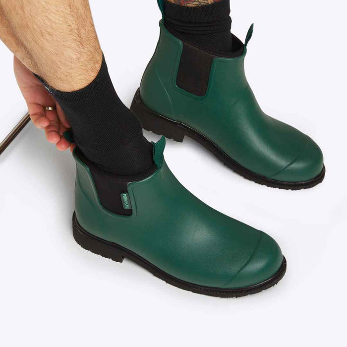 Bobbi Ankle Boot // Alpine Green & Black [Retired]