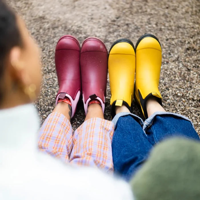 Bobbi Ankle Boot // Beetroot & Light Pink [Retired]