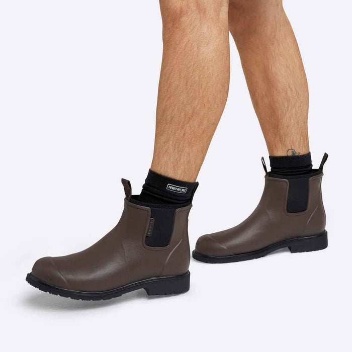 Bobbi Ankle Boot // Chocolate & Black [Retired]
