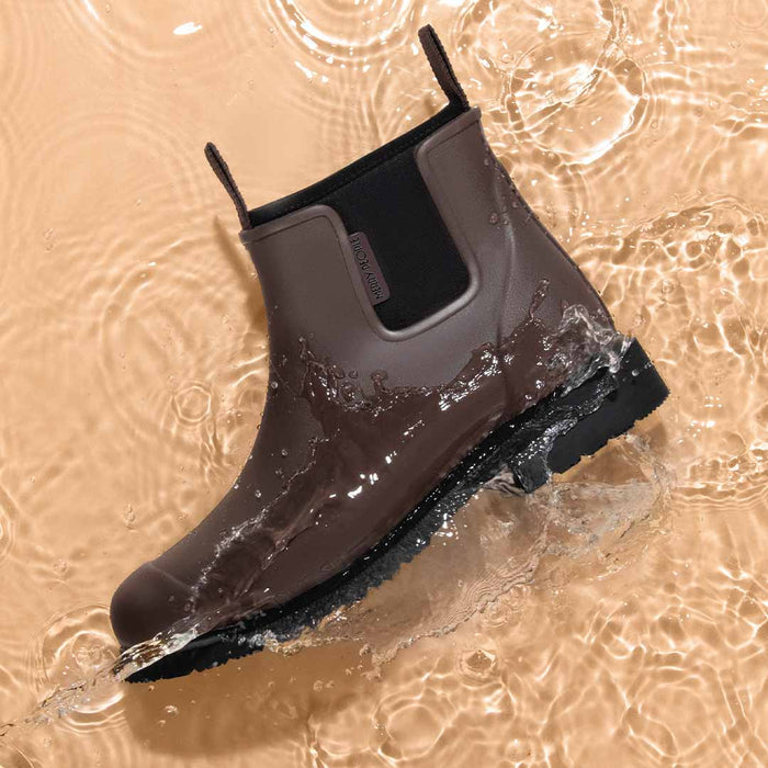 Bobbi Ankle Boot // Chocolate & Black [Retired]