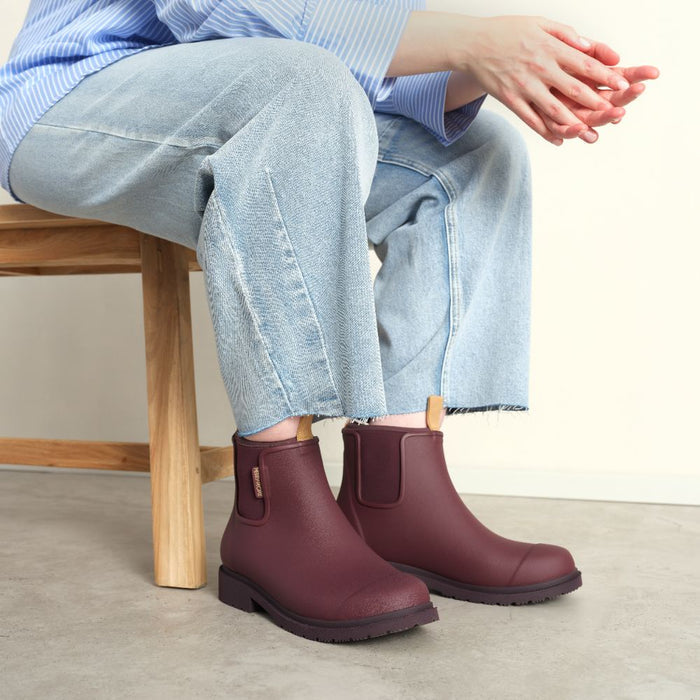 Bobbi Ankle Boot // Dark Cherry