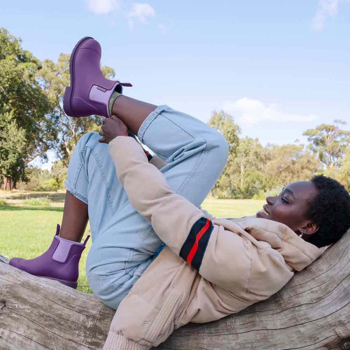 Bobbi Ankle Boot // Grape [Retired]