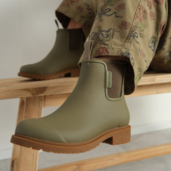 Bobbi Ankle Boot // Khaki Green