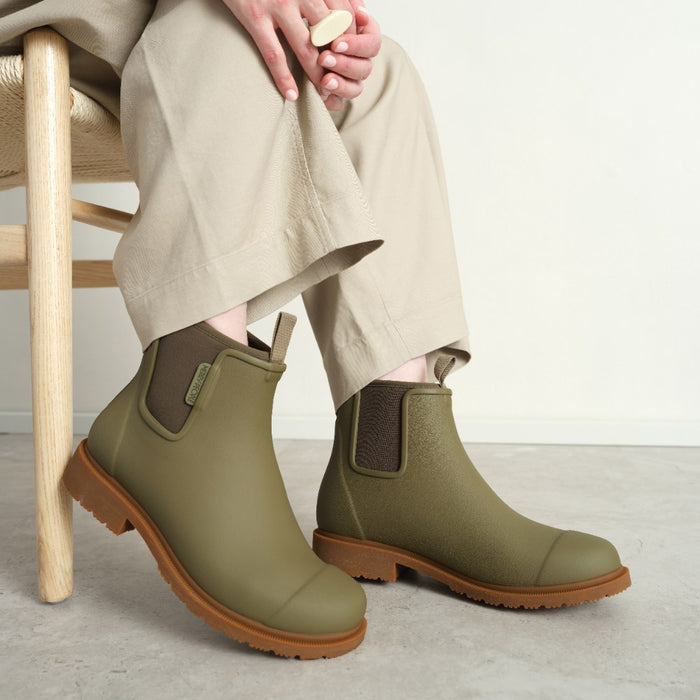 Bobbi Ankle Boot // Khaki Green