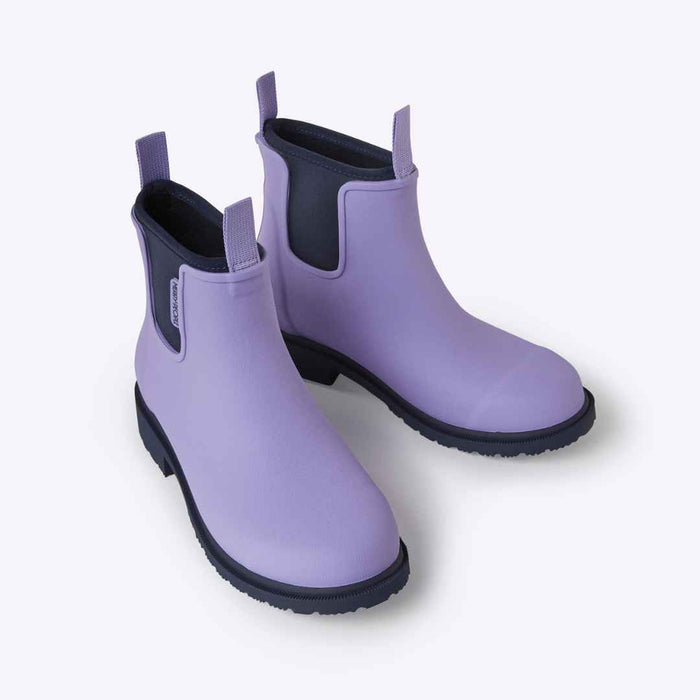 Bobbi Ankle Boot // Lavender & Navy [Retired]