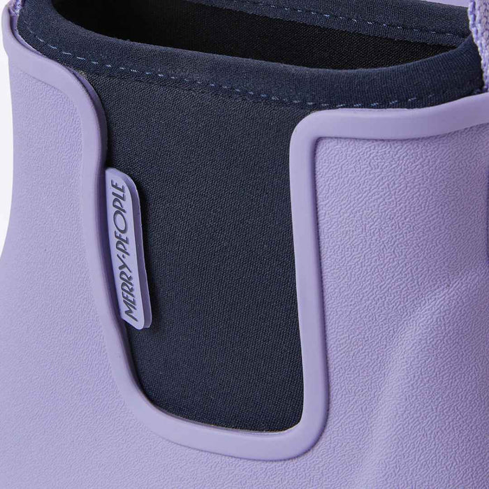 Bobbi Ankle Boot // Lavender & Navy [Retired]