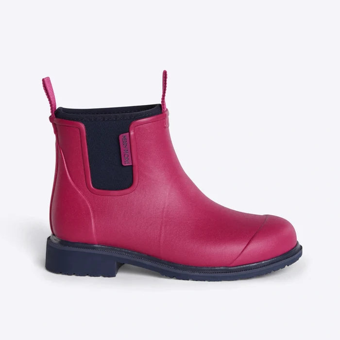 Bobbi Ankle Boot // Magenta & Navy [Retired]