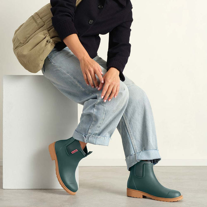 Bobbi Ankle Boot // Teal