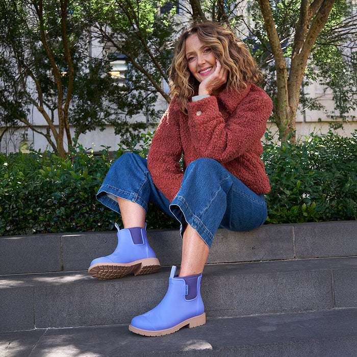 Bobbi Ankle Boot // Violet Blue [Retired]