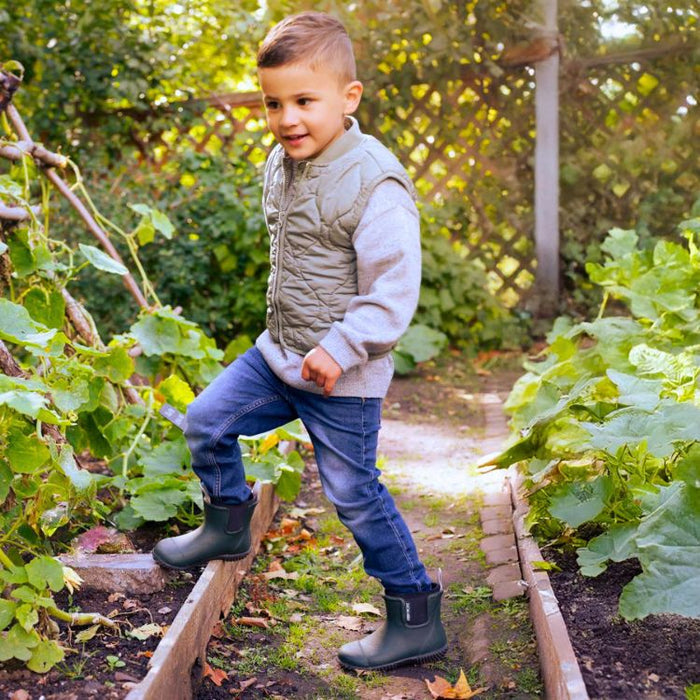 Bobbi Kids Gumboot // Forest Green