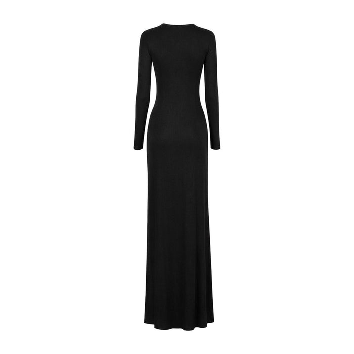 Body Dress Maxi Modal Jersey | Black - Divinity Collection
