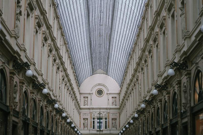 Bordeaux Classical Hall Wall Mural-Wall Mural-Eazywallz