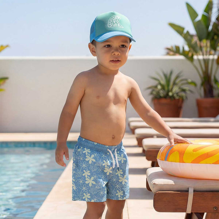 Born To Surf Sea Glass Keiki Trucker Hat