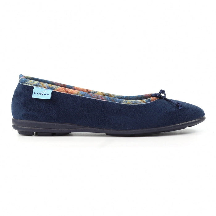 Bow Navy Pump Slipper