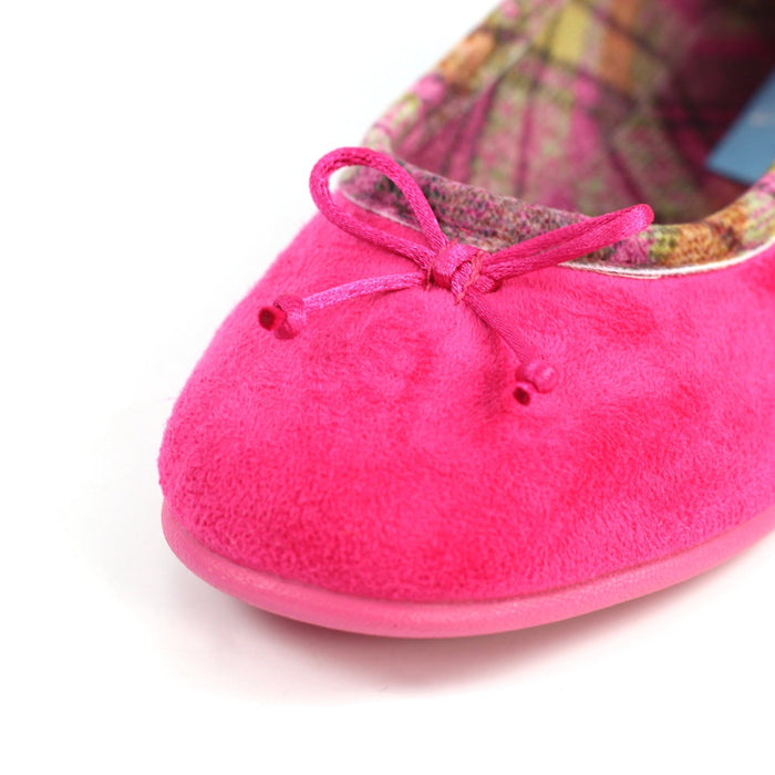 Bow Pink Pump Slipper