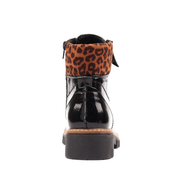 Bowen Black Patent Waterproof Boot
