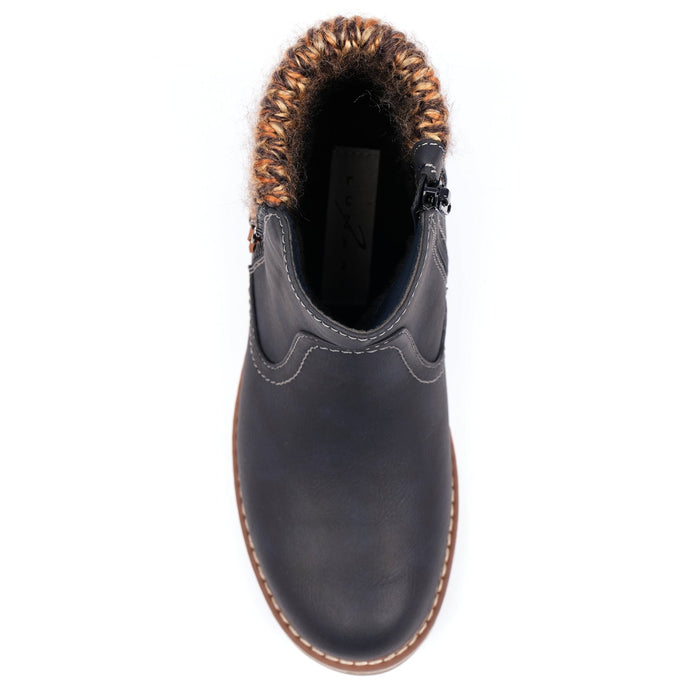 Breeze Navy Waterproof Ankle Boot