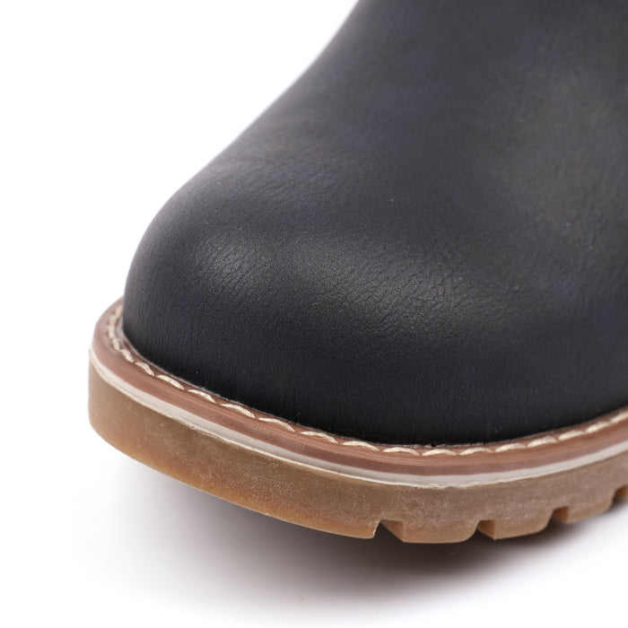 Breeze Navy Waterproof Ankle Boot