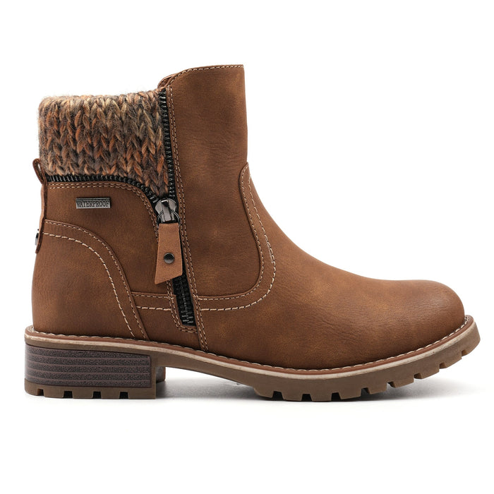 Breeze Tan Waterproof Ankle Boot