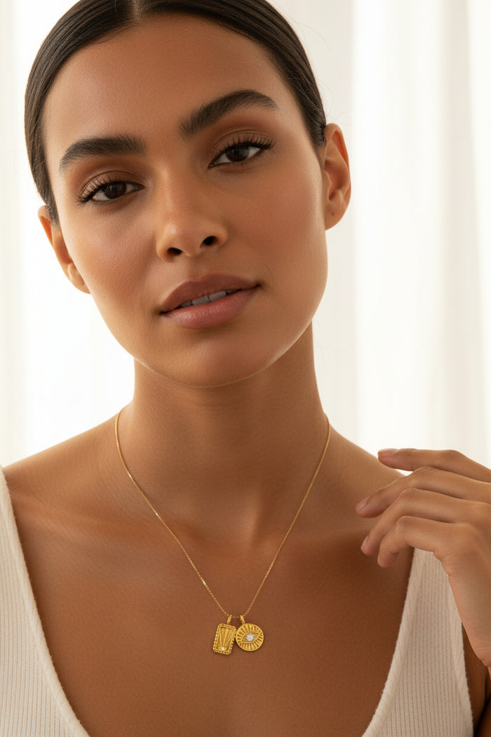 BRIGHT EYED Charm Necklace