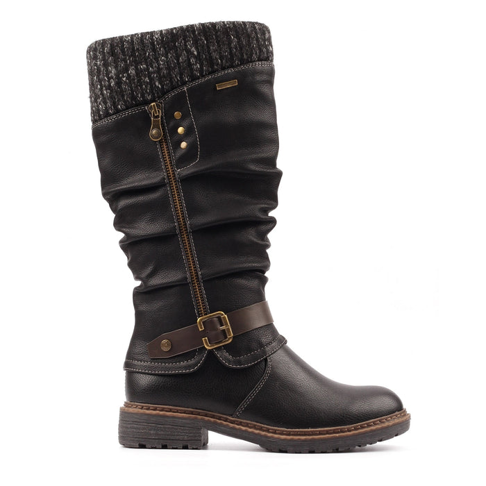Brisbane Black Waterproof Boot