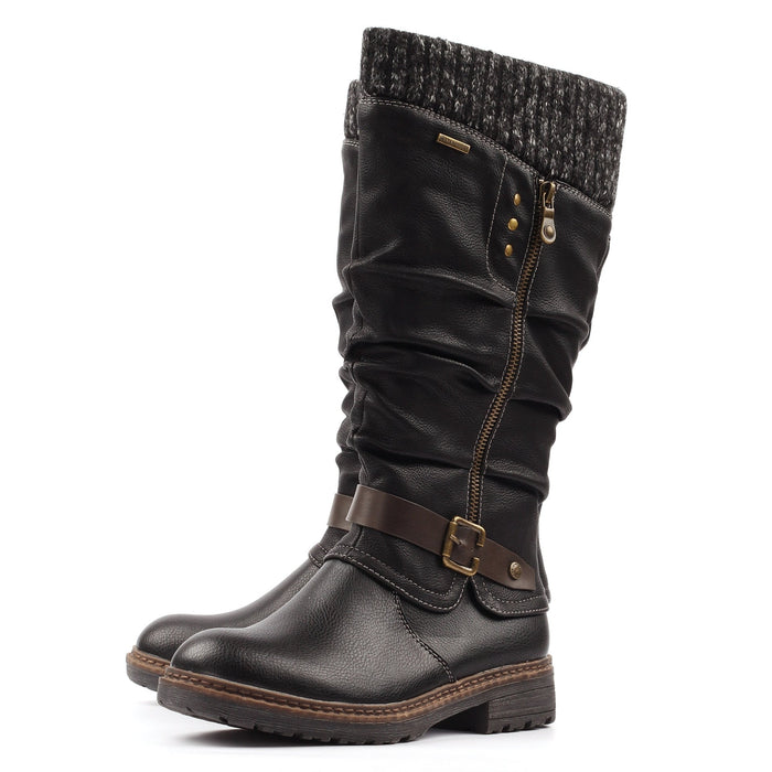 Brisbane Black Waterproof Boot
