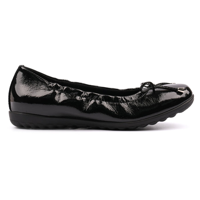 Brittney Black Patent Shoe