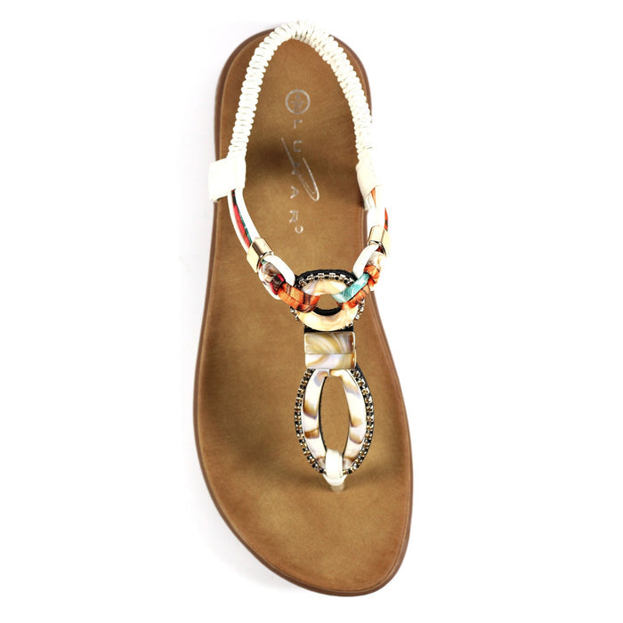 Bunton White Sandal