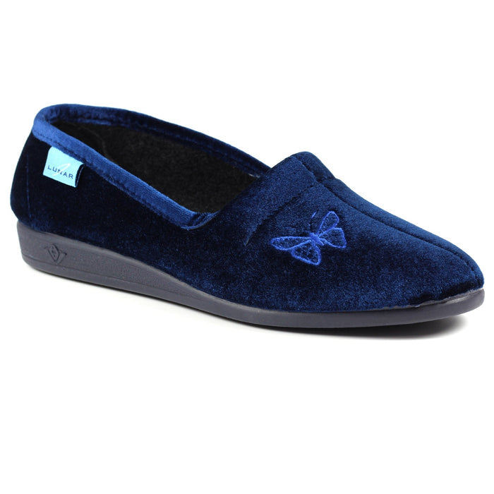 Butterfly Blue Slipper