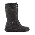 Caesar Black Wide Fit Long Boot