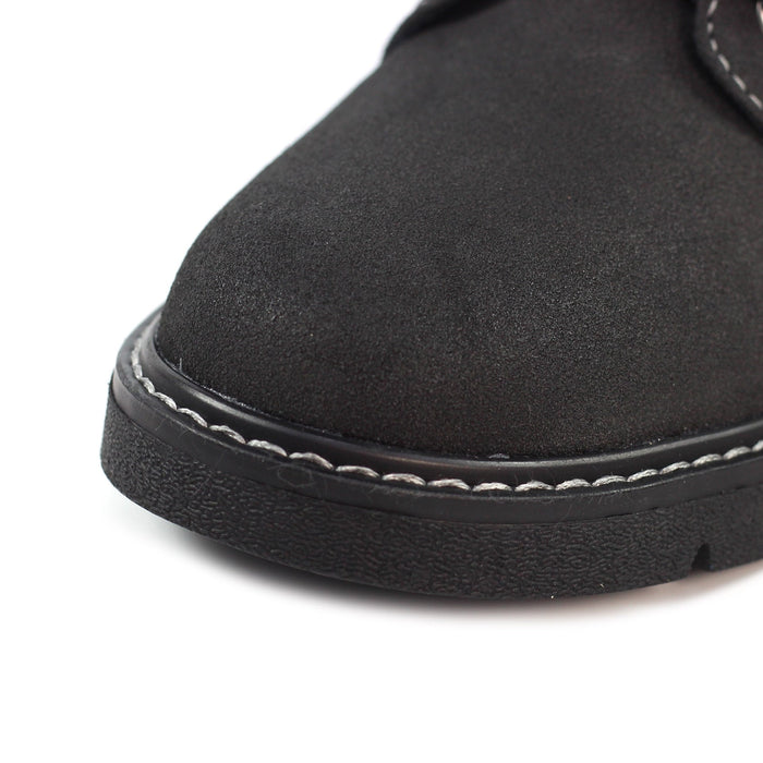 Caesar Black Wide Fit Long Boot