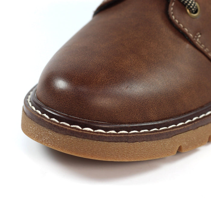 Caesar Brown Wide Fit Long Boot