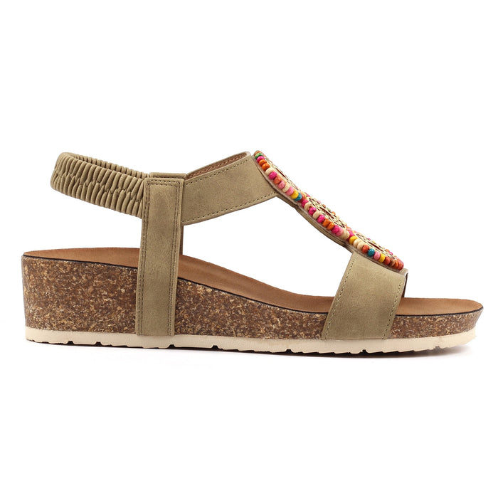Candice Khaki Sandal