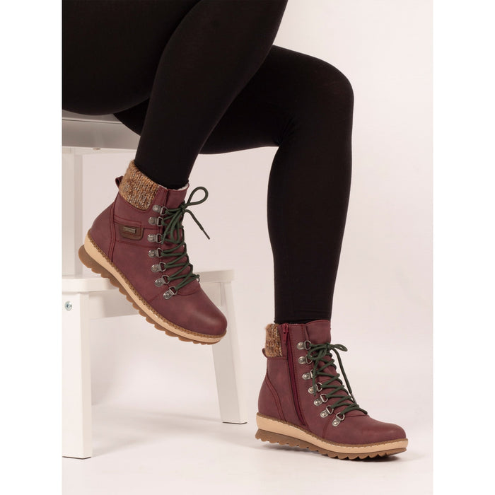 Candy Burgundy Waterproof Boot