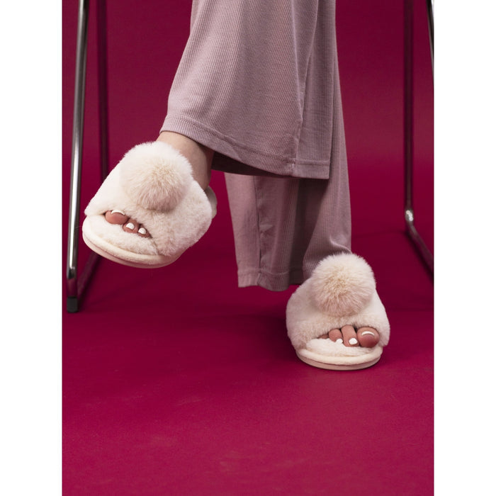 Cara Beige Slipper