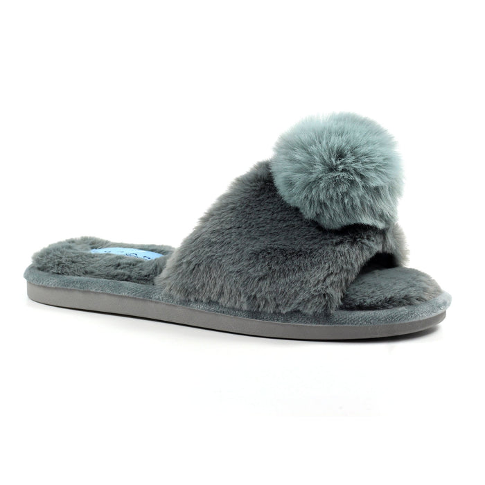 Cara Grey Slipper