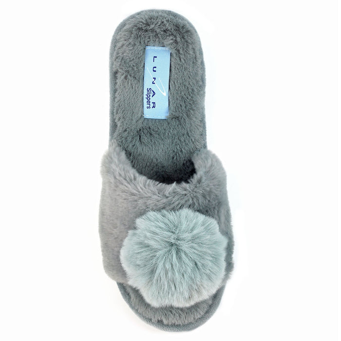 Cara Grey Slipper