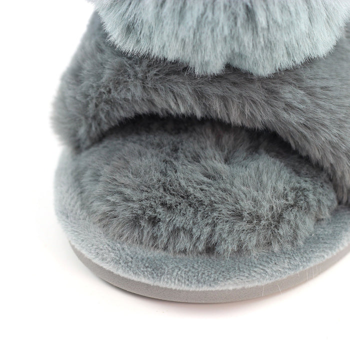 Cara Grey Slipper