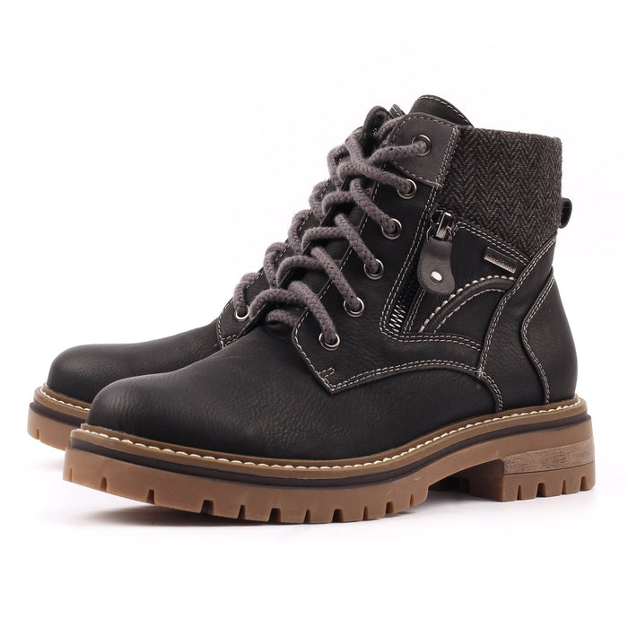 Caramel Black Waterproof  Boot