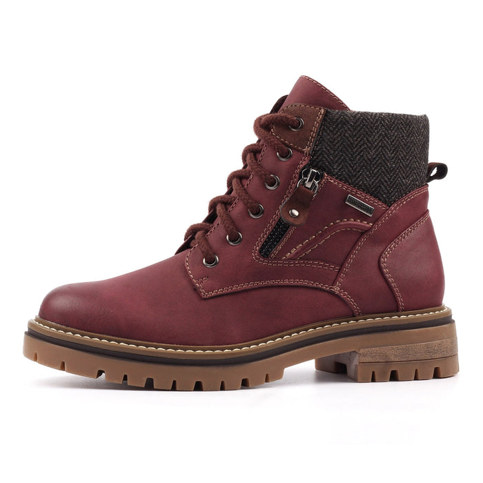 Caramel Burgundy Waterproof  Boot