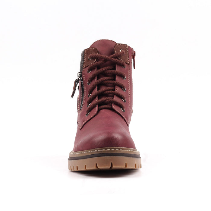 Caramel Burgundy Waterproof  Boot