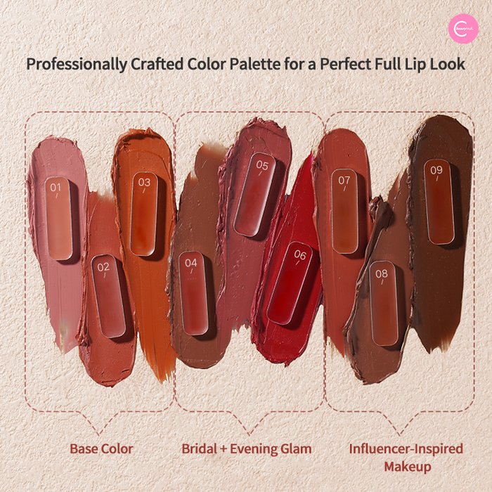 CARMELA Soft Matte Lip Mud Palette style #Lip Mud Palette