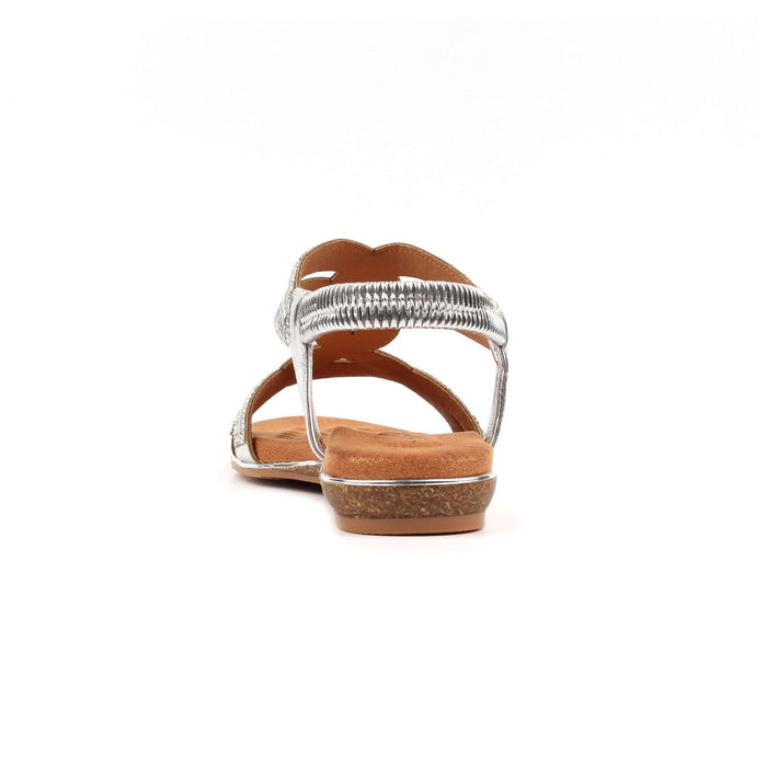 Carrie Silver Sandal