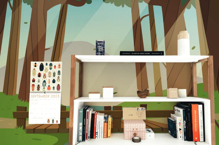 Cartoon Forest Landscape Wall Mural-Wall Mural-Eazywallz