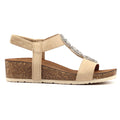 Cassidy Beige Wedge Sandal