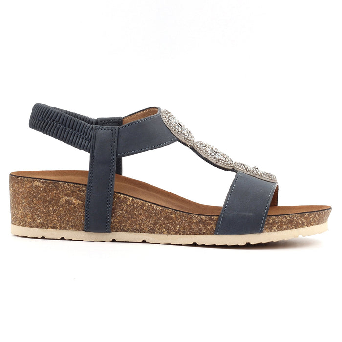 Cassidy Navy Sandal