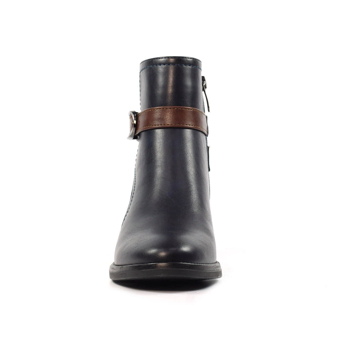 Cassie Navy Ankle Boot