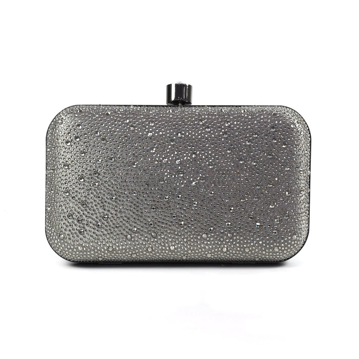 Catalina Dark Grey Clutch Bag